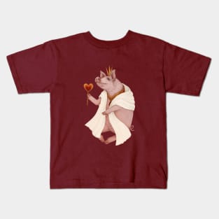 pig queen Kids T-Shirt